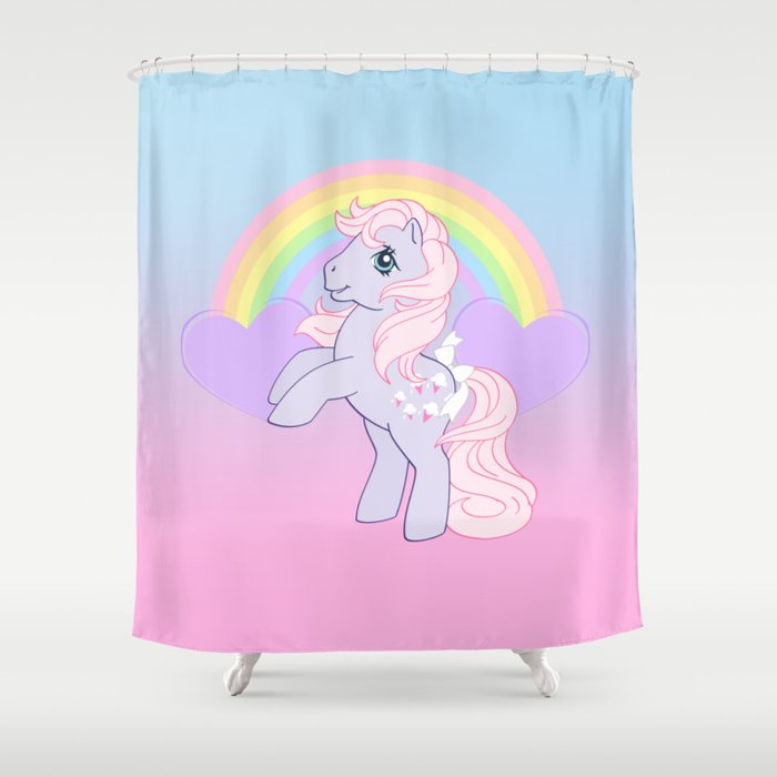 G1 My Little Pony Lickety Split Shower Curtain By Gertee Society6