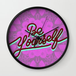 BELIEVE IN YOURSELF Wall Clock | Ispirational, Beeyou, Ispiration, Beproud, Beyourself, Believeinyou, Yourself, Graphicdesign, Quote, Loveforyourself 