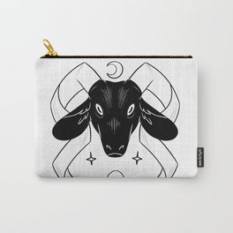 Goat Carry-All Pouch | Astrology, Graphicdesign, Design, Sun, Transparent, Furry, Stars, Digital, Goat, Kin 