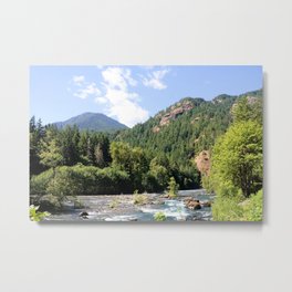 Elwha River, Olympic National Park, Washington Metal Print | Landscape 