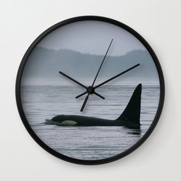 Wild Orca Wall Clock | Outdoors, Free, Pod, Whale, Killerwhale, Explore, Orca, Wild, Ocean, Surfacing 