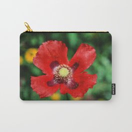 Red Flower Velvia  Carry-All Pouch | California, Bugsur, Color, Photo, Flower, Velvia50, Film, 35Mm 