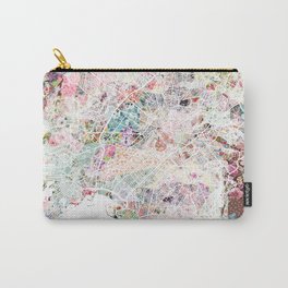Athens map Carry-All Pouch | Artathens, Athens, Painting, Athensart, Acrylic, Abstract, Mapathens, Pattern, Map, Greece 