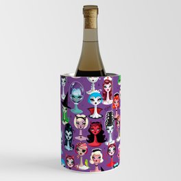 Spooky Dolls Purple Wine Chiller