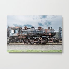 Grand Trunk and Western Railroad Switcher 8380 Rusty Steam Train Metal Print | Grand Trunk, Ferroequinologist, Abandoned, Color, Rust, Digital, 8380, Vintage, Switcher, Baldwin 