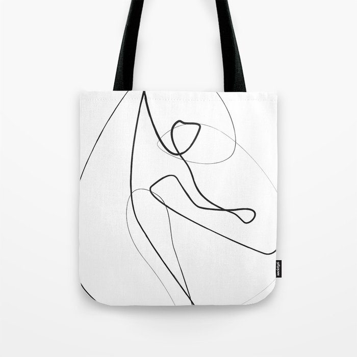 Abstract Outline Illustration Black And White Figure