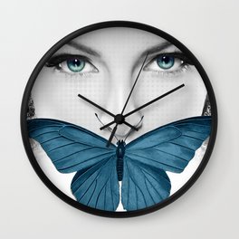 silence Wall Clock | Graphicdesign, Drama, Lectur, Movie, Silenceofthelambs, Halftone, Reddragon, Photomanipulation, Surreal, Hannibal 