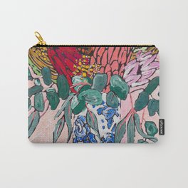 Australian Native Bouquet of Flowers after Matisse Carry-All Pouch | Eucalyptus, Curated, Southafrica, Australian, Matisse, Pink, Stilllife, Spring, Flower, Protea 