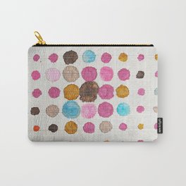 Geometric dots pattern Carry-All Pouch | Geometric, Stichted, Colorful, Yarn, Pattern, Watercolor, Paper, Dots, Painting, Pop Art 