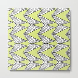 Butterfly ideas Metal Print | Nature, Sketch, Geometric, Modernclean, Greenblack, Triangles, Fresh, Shapes, Pattern, Graphicdesign 