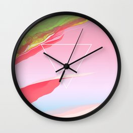 Mirage Wall Clock | Abstract, Digital, Graphic Design, Illustration 