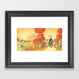 Bike Adventure Framed Art Print