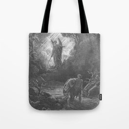 Adam and Eve Driven out of Eden Tote Bag