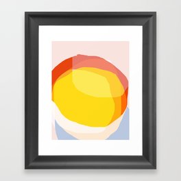 Tropical Sunny Day (Abstract) Framed Art Print