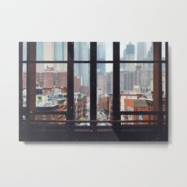 New York City Window Metal Print | Abstract, Usa, Skyline, Window, Wanderlust, Views, Curated, Newyorkcity, Collage, Manhattan 