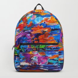 Abstract Sunset Backpack