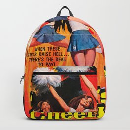 Satan's Cheeleaders 1977 Vintage Movie Poster Backpack | Hell, Comedy, Film, Terror, Retro, Old, Graphicdesign, Scary, Hot, Satan 