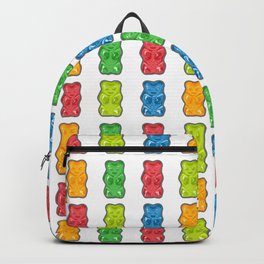 Rainbow Gummy Bears Backpack | Bear, Jellies, Happy, Sweets, Kawaii, Cartoon, Colorful, Gay, Bears, Graphicdesign 