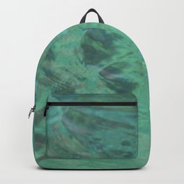 Shades of Teal Backpack | Digital, Belize, Color, Photo, Blue, Teal, Water 