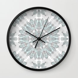 Ice Mandala Wall Clock