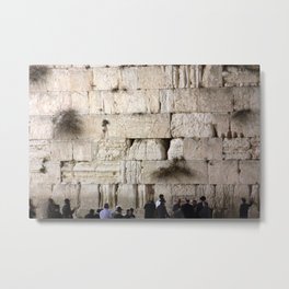 Jerusalem - The Western Wall - Kotel #4 Metal Print | Jewish, Color, Petek, Westernwall, Pray, Love, Photo, Israel, Jerusalem, Digital 