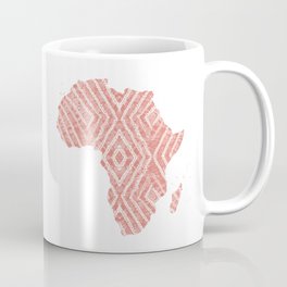 Africa in Peach Coffee Mug | Mapofafrica, Afrominimalism, Graphicdesign, Africandecor, Afrobohodecor, Africanminimal, Afrodecor, Afrochic, Afrohomedecor, Africanmap 