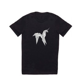 Blade Runner Origami Unicorn T Shirt | Cinema, Digital, Replicant, Origami, Unicorn, Pop Art, Sci-Fi, Bladerunner, Black And White, Pattern 