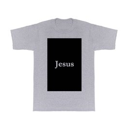 Jesus 5 black and white T Shirt | Jesus, Easter, Christ, Gospel, Christianity, Nazareth, Religious, Crucifixition, Crucifix, Christian 