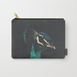Peacock and Proud - Beautiful Bird photography by Ingrid Beddoes Carry-All Pouch