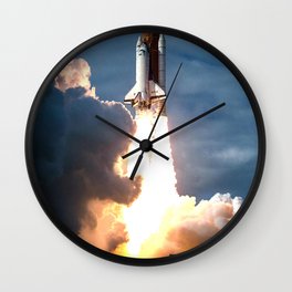 Space Shuttle Columbia climbs into orbit from Launch Pad 39B on Nov 19 1996 Wall Clock | Florida, Name, Painting, Nasa, Orbitercolumbia, Blastoff, Capecanaveral, Launch, America, Spacecraft 