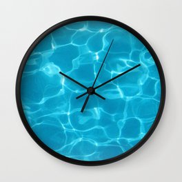 New Blue Pool Wall Clock