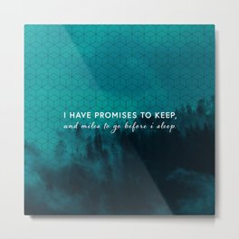 Into the woods Metal Print | Script, Woods, Photo, Sleep, Quote, Hexagon, Clouds, Pattern, Graphicdesign, Typography 