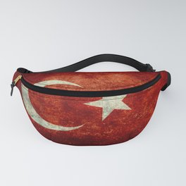 Flag of Turkey, in Grungy Fanny Pack