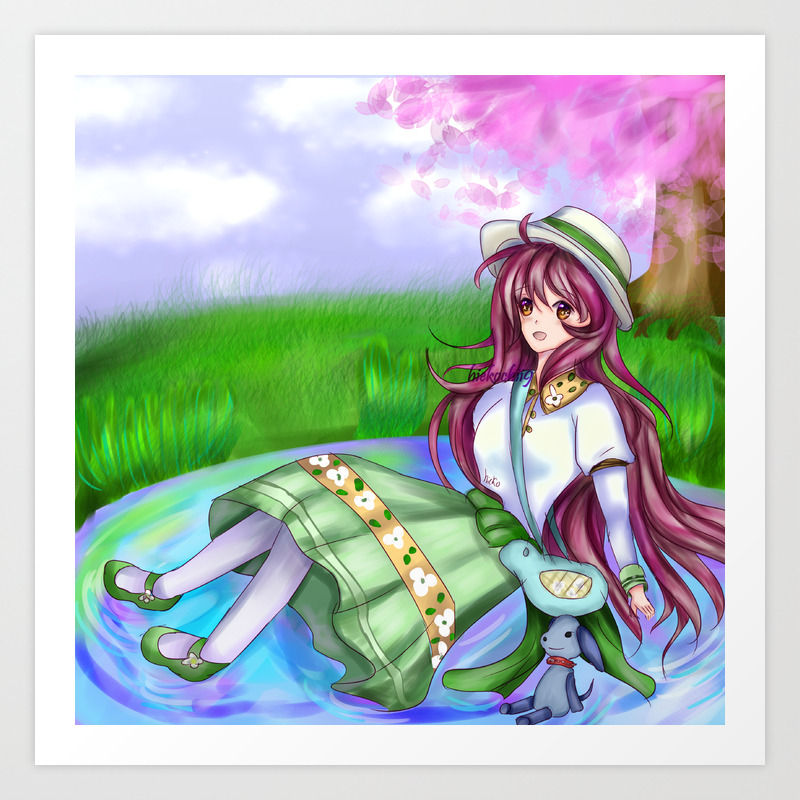 Wallpaper Kobato Hanato Anime Art Print By Hiekochii9 Society6 Free HD