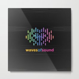 The waves of sound, djs gift Metal Print | Rocknroll, Band, Drums, Heavymetal, Rockmusic, Hardrock, Bandtee, Metal, Classicrock, Rockandroll 