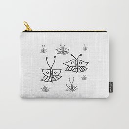 Butterflies "Figurative Drawings" Carry-All Pouch