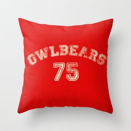 Go Owlbears! Throw Pillow