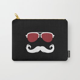 Beard Sunglasses Mustache Carry-All Pouch