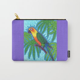 Ronnell's Parrot Carry-All Pouch | Parrot, Jungle, Parrottheads, Animal, Rainforest, Jimmybuffett, Nature, Illustration, Margaritaville, Pattern 