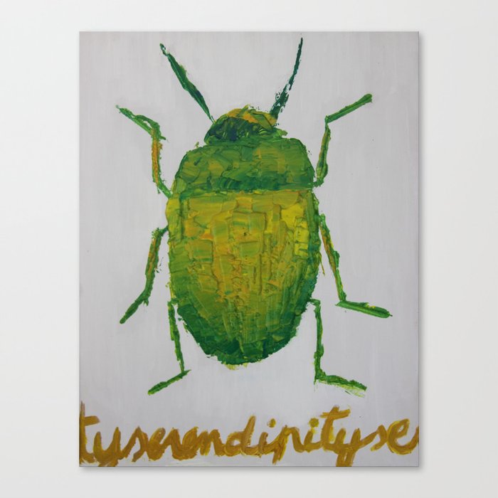 JUNG'S BEETLE Canvas Print | Animal, Painting, Nature