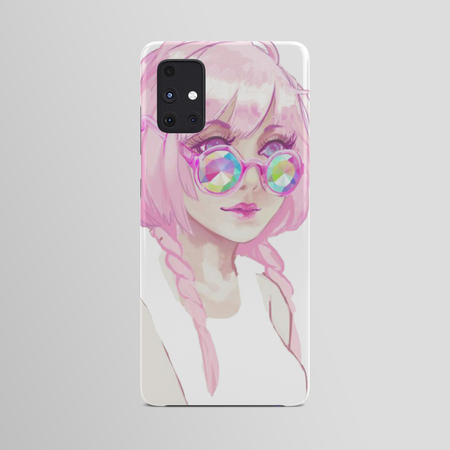 Stylish Anime Girl Android Case by Enjoy Merch | Society6
