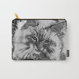 AnimalArtBW_Cat_20170907_by_JAMColorsSpecial Carry-All Pouch