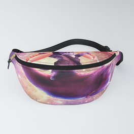 Cowboy Space Cat On Dolphin Unicorn - Hot Dog Fanny Pack