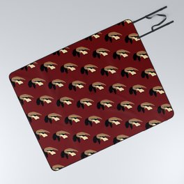 anteater in red Picnic Blanket