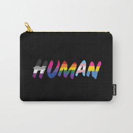 HUMAN Carry-All Pouch | Pride, Rights, Lgbt, Transgender, Queer, Transexual, Humanrights, Tobefonseca, Lgbtq, Homosexual 
