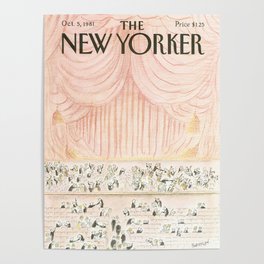 New Yorker Cover 1981 Poster
