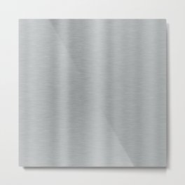Aluminum Brushed Metal Metal Print | Smooth, Graphicdesign, Textured, Plate, Iron, Stainless, Gray, Abstract, Steel, Metal 