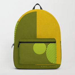 9  | Minimal Geometric Abstract Design | 190521 Backpack | Color, Minimalistic, Colors, Simple, Contemporary, Graphic Design, Mid Century, Abstract, Minimalism, Shapes 
