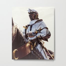 Knight In Shining Armour Metal Print | Warhorse, Richardthethird, Medievalknight, Armour, Kingrichard, Richard111, Reflections, Weapons, War, Photo 