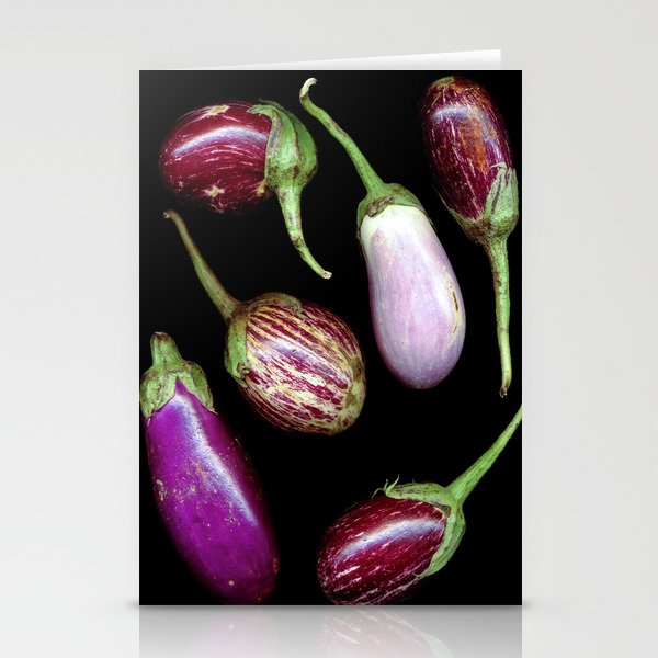 Aubergines Stationery Cards